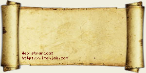 Jasmina Vićentijević vizit kartica